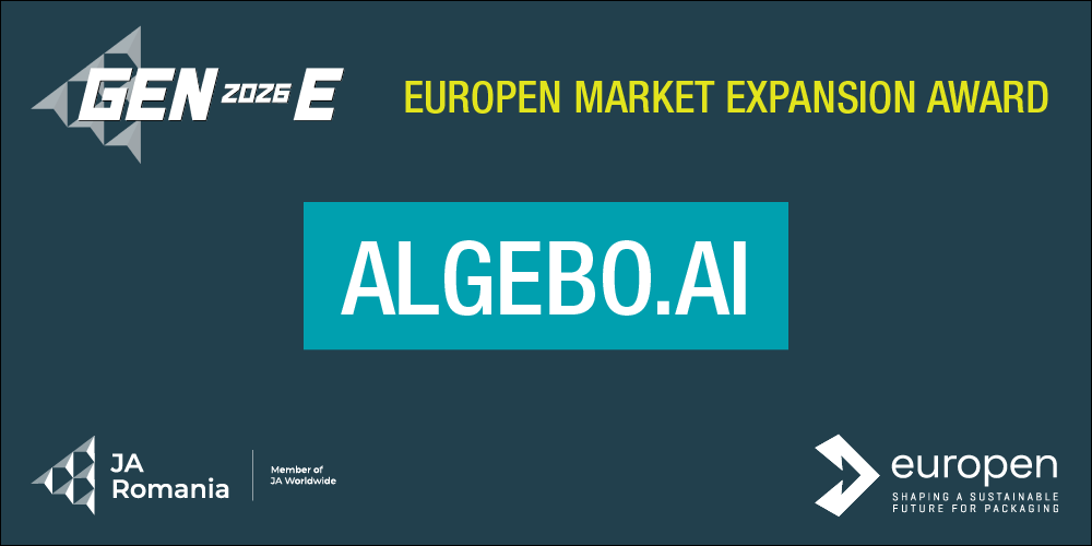Echipa Algebo.ai a câștigat la Gen-E premiul EUROPEN Market Expansion Award