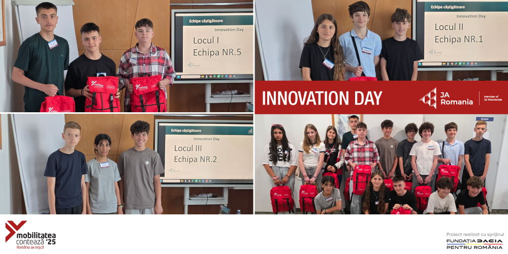 Cu sprijinul Fundației Dacia pentru România, elevii propun la Innovation Day soluții de turism creative, care să atragă tinerii în județul Dâmbovița